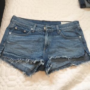 Rag & bone jean shorts. Gently worn.